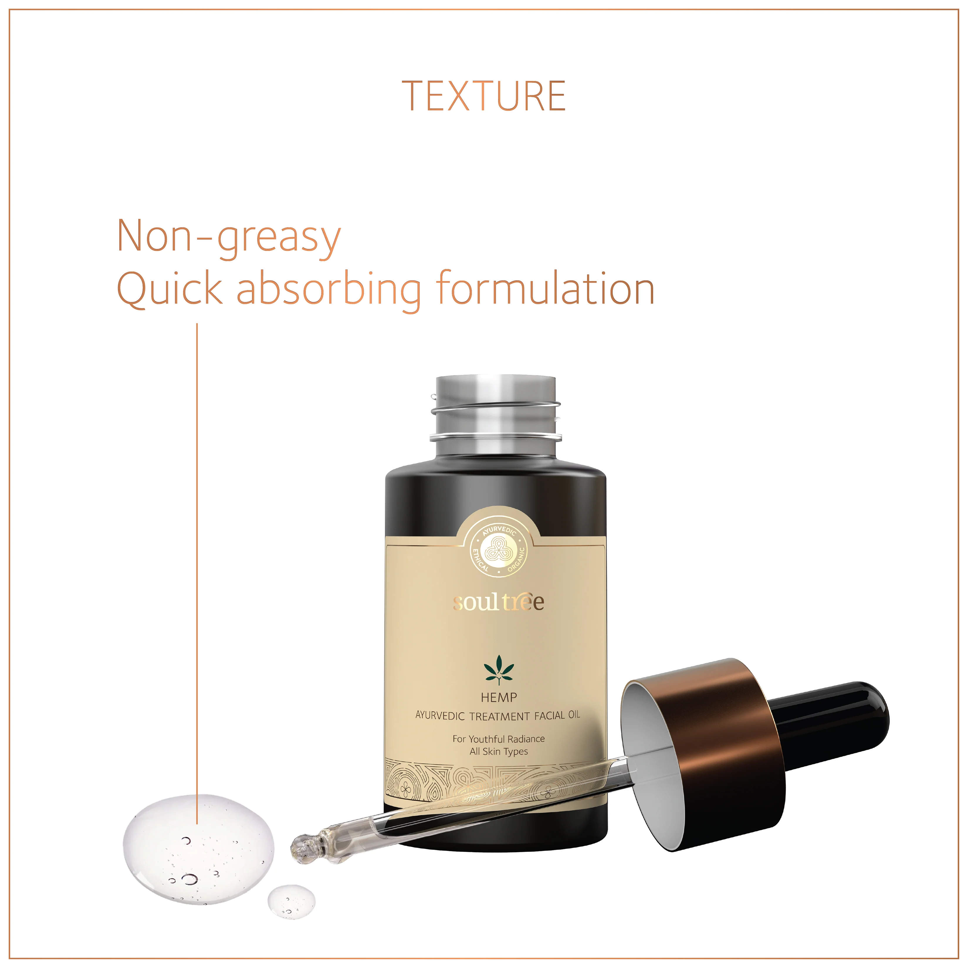 Hemp Ayurvedic Treatment Facial Oil for Youthful Radiance - Image 5