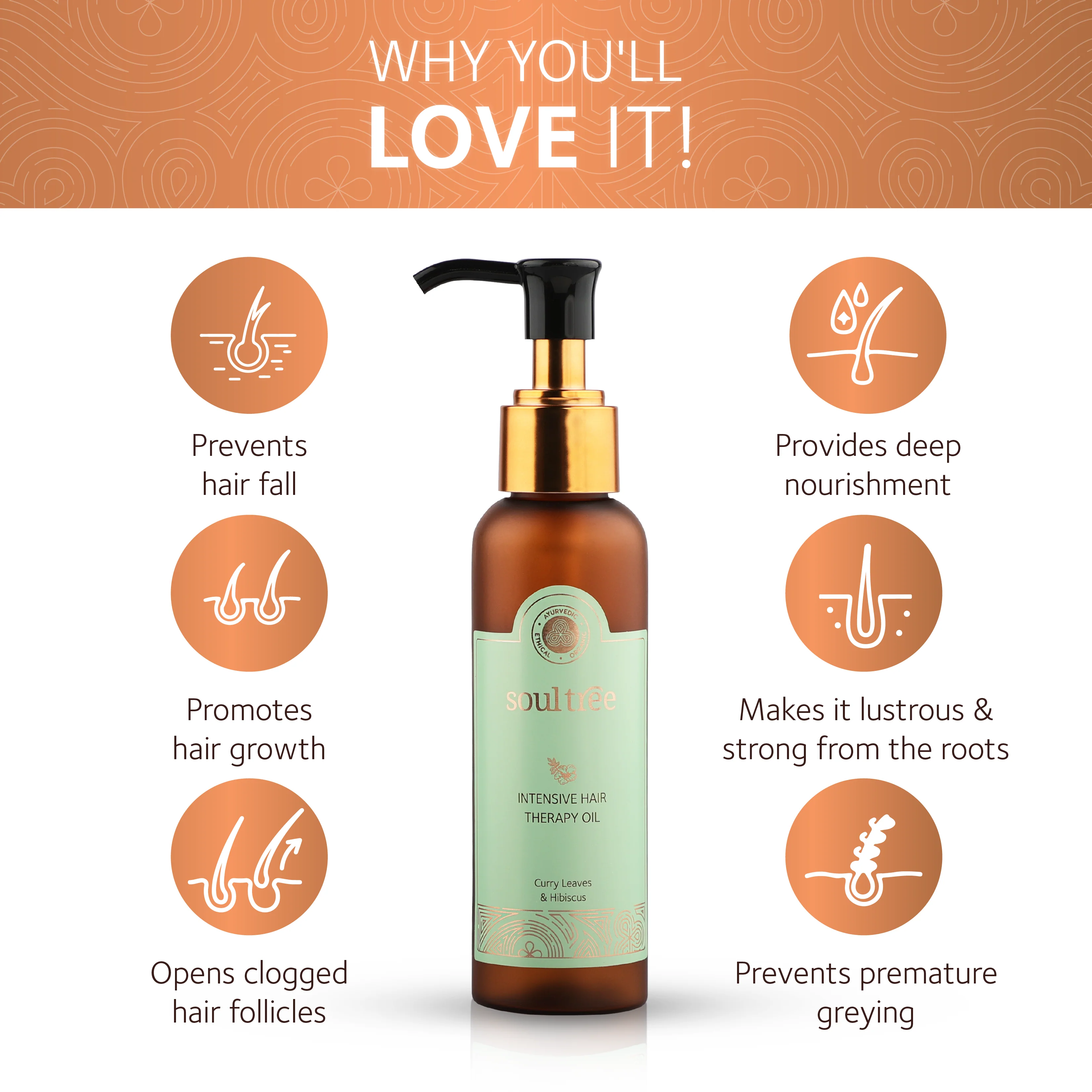 Intensive Hair Therapy Oil with Curry Leaves and Hibiscus - Image 4