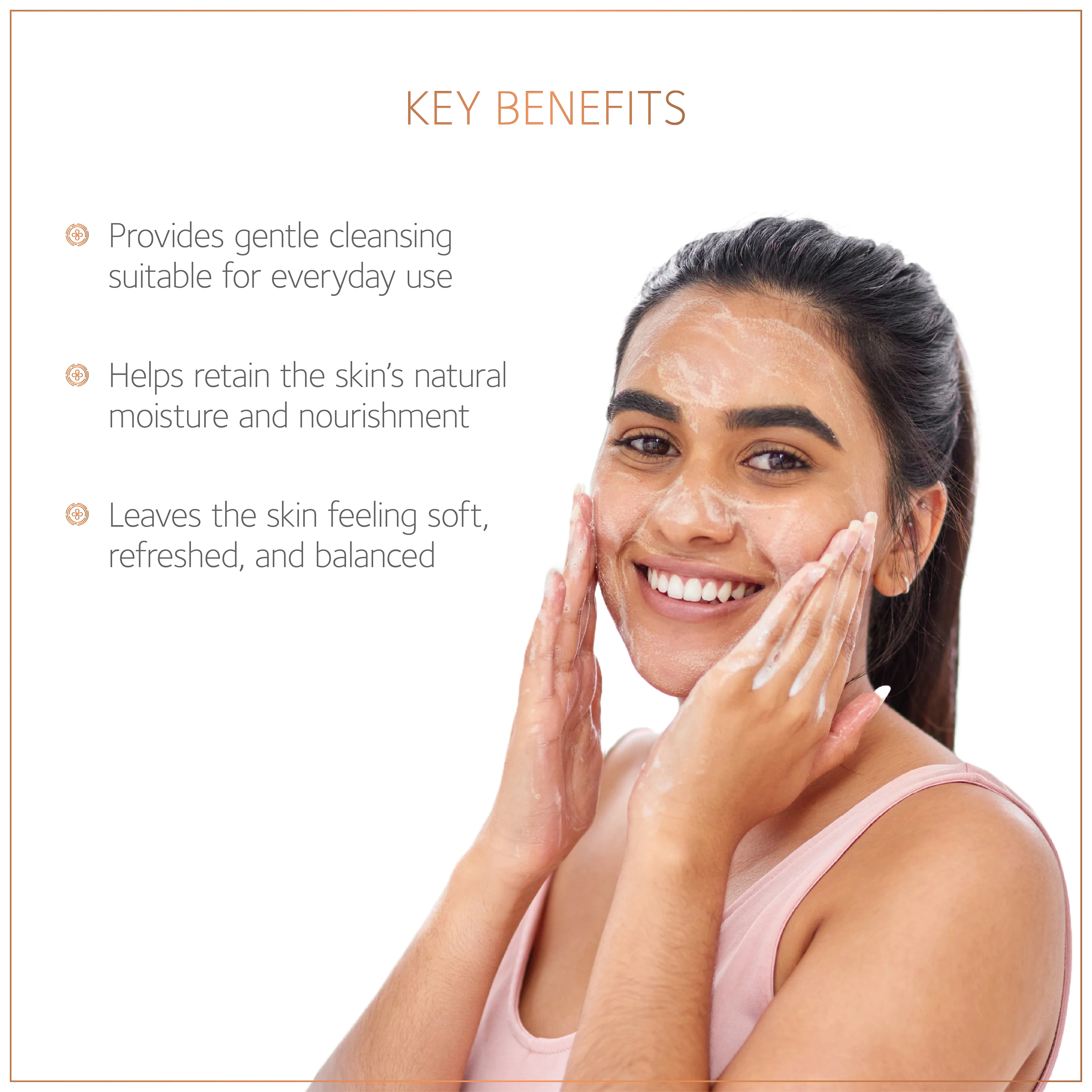 Indian Rose Face Wash with Turmeric & Honey - Image 4