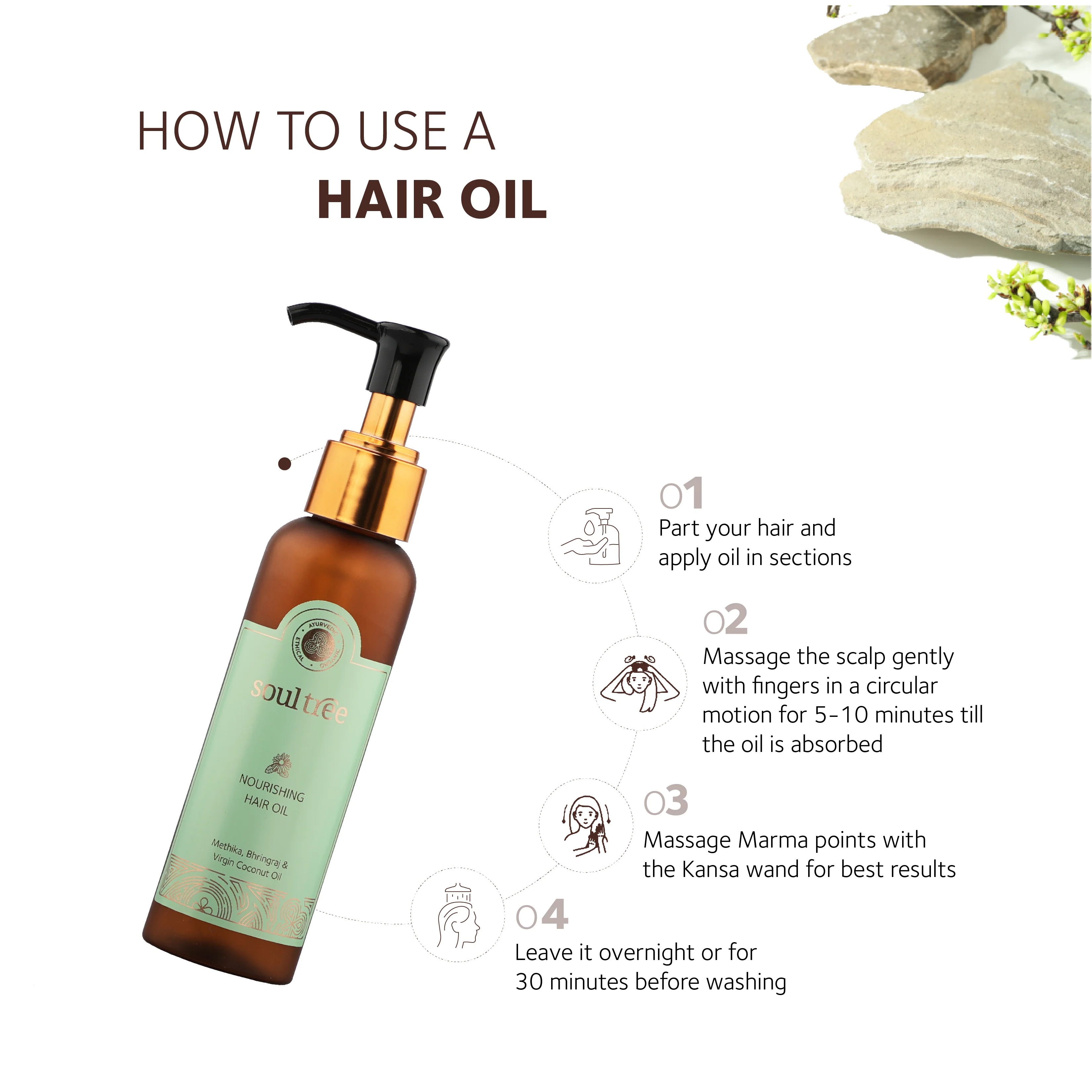 Nourishing Hair Oil with Methika, Bhringraj & Virgin Coconut Oil - Image 6