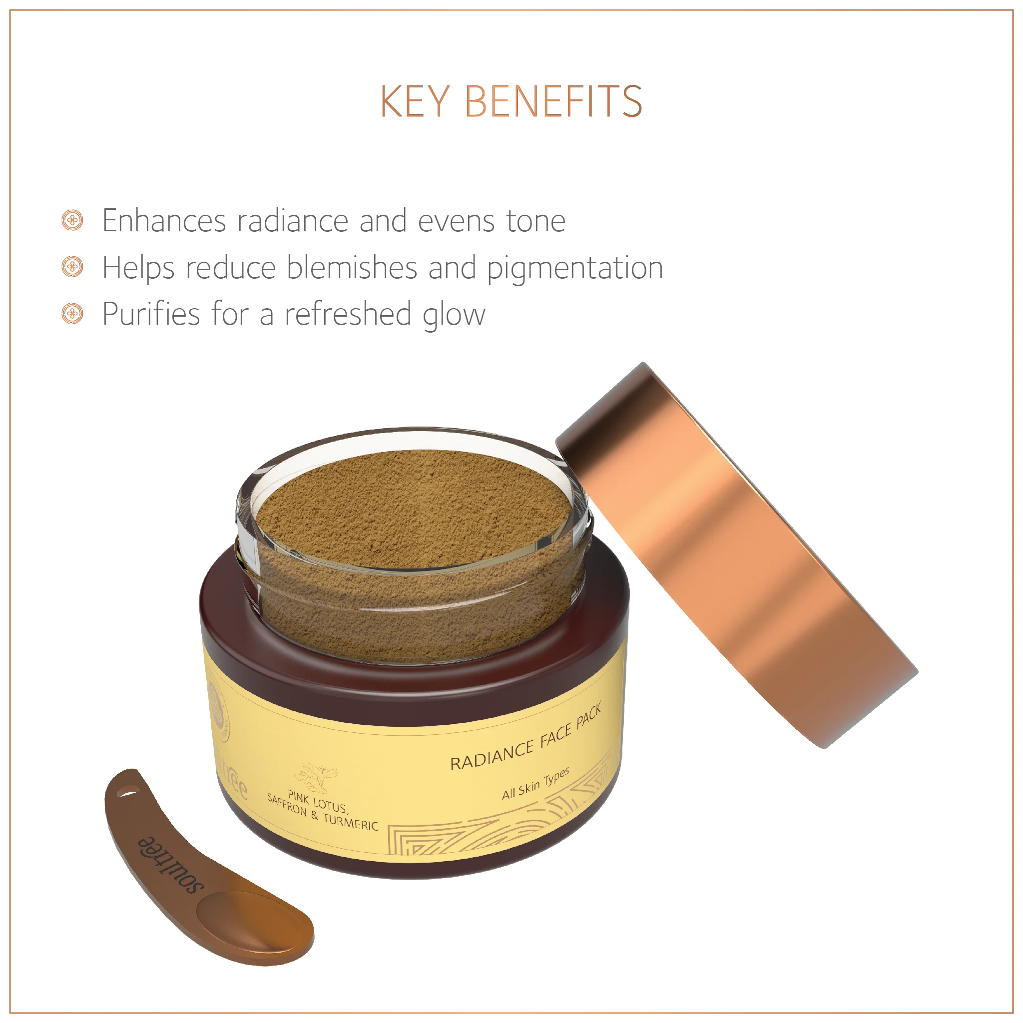 Radiance Face Pack – Pink Lotus, Saffron & Turmeric - Image 4